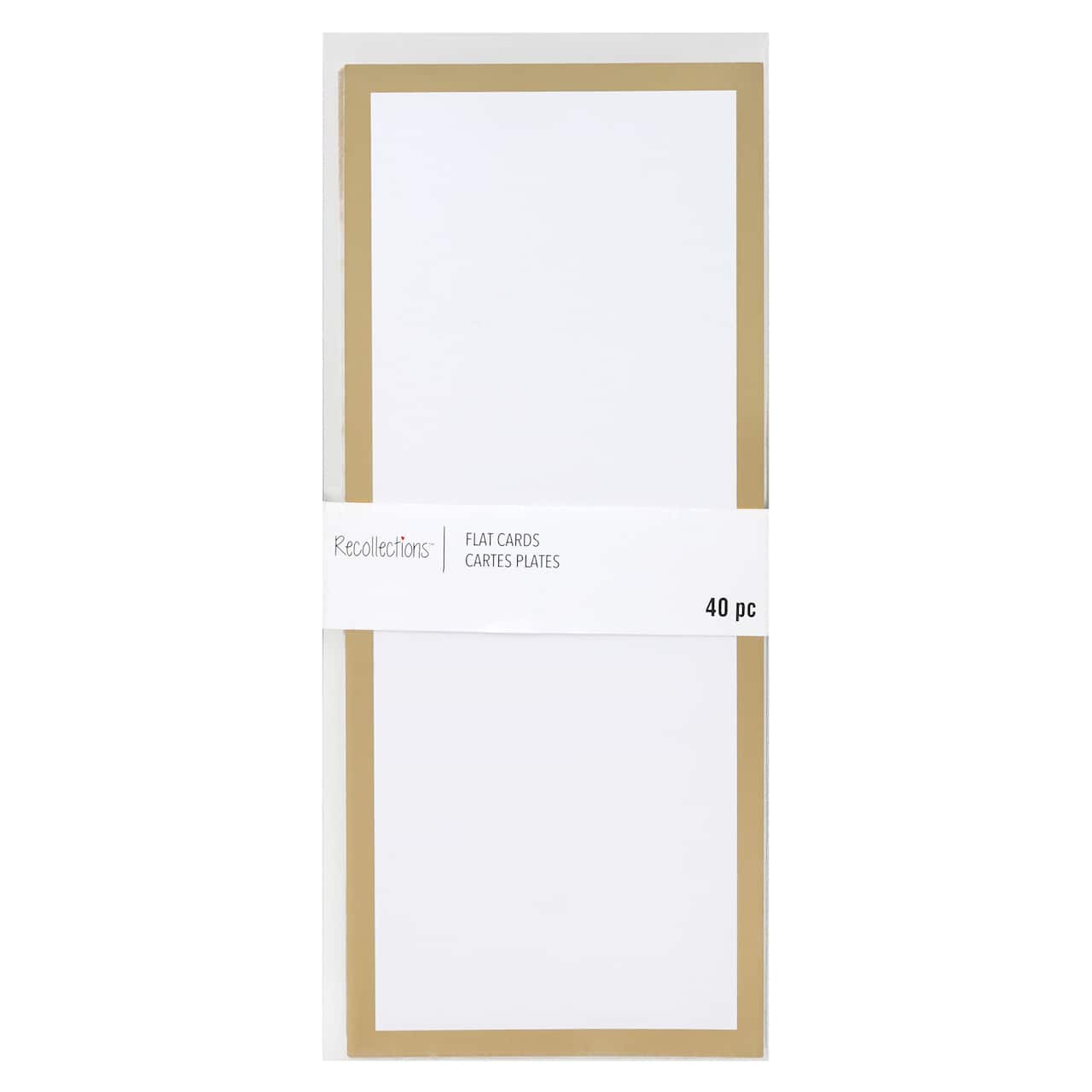 Flat Cards by Recollections&#x2122;, 3.87&#x22; x 9.25&#x22;